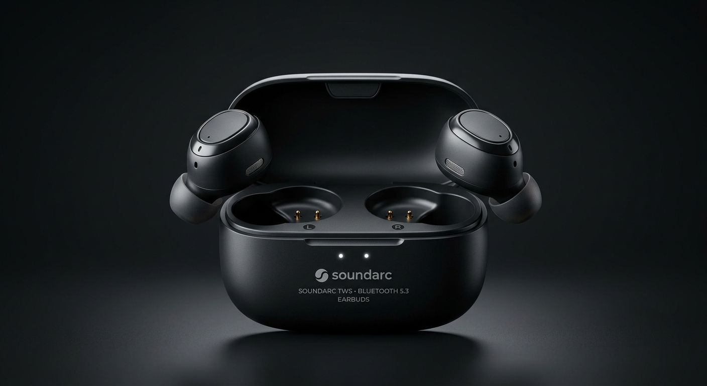 Bezdrátová sluchátka TWS Bluetooth 5.3