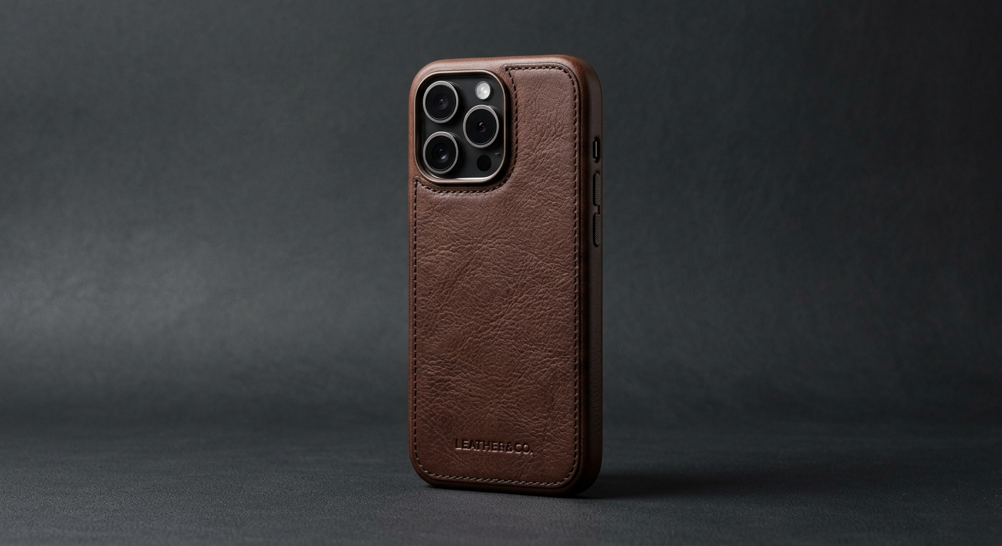 Kožený kryt iPhone 16 Pro