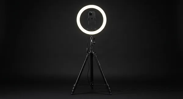 LED kroužkové světlo 10" se stojánkem