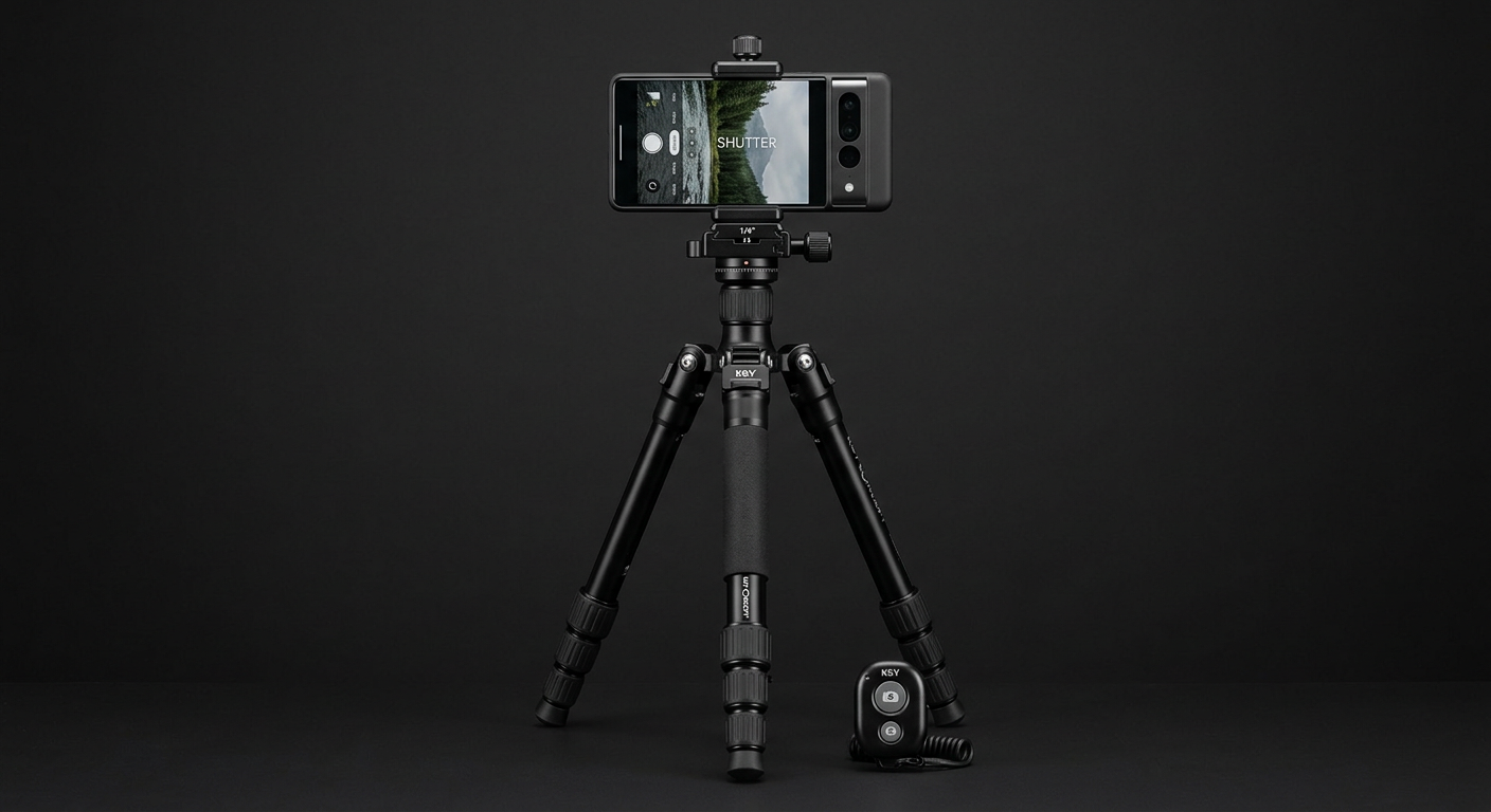 Tripod s bluetooth ovladačem